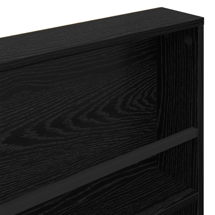Magasin Rack 2 stk. Sort eg 80 x 12 x 70 cm Konstrueret træ