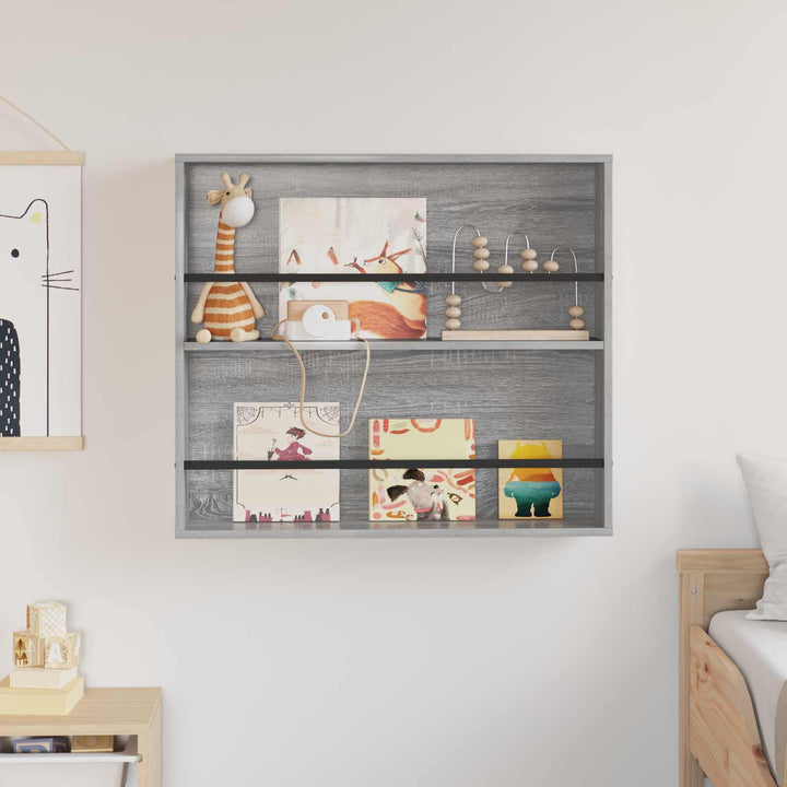 Magasin Rack Grå Sonoma 80 x 12 x 70 cm Konstrueret træ