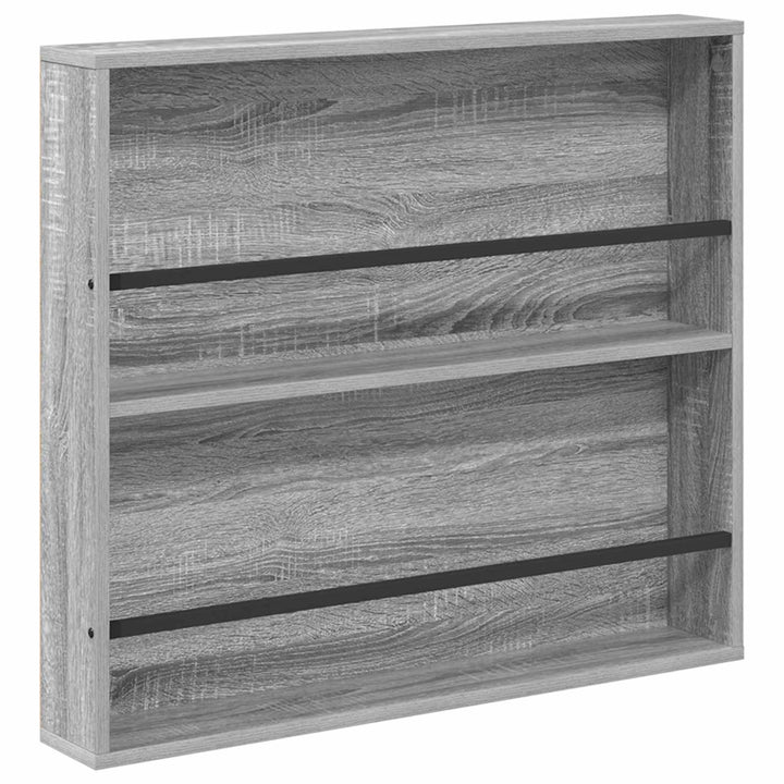 Magasin Rack 2 stk. Grå Sonoma 80 x 12 x 70 cm Konstrueret træ