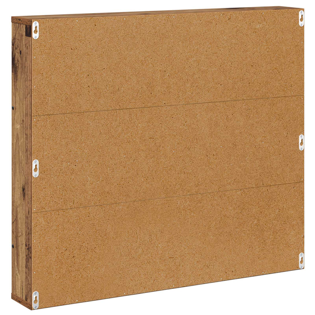 Magasin Rack 2 stk. Gammelt træ 80 x 12 x 70 cm Konstrueret træ