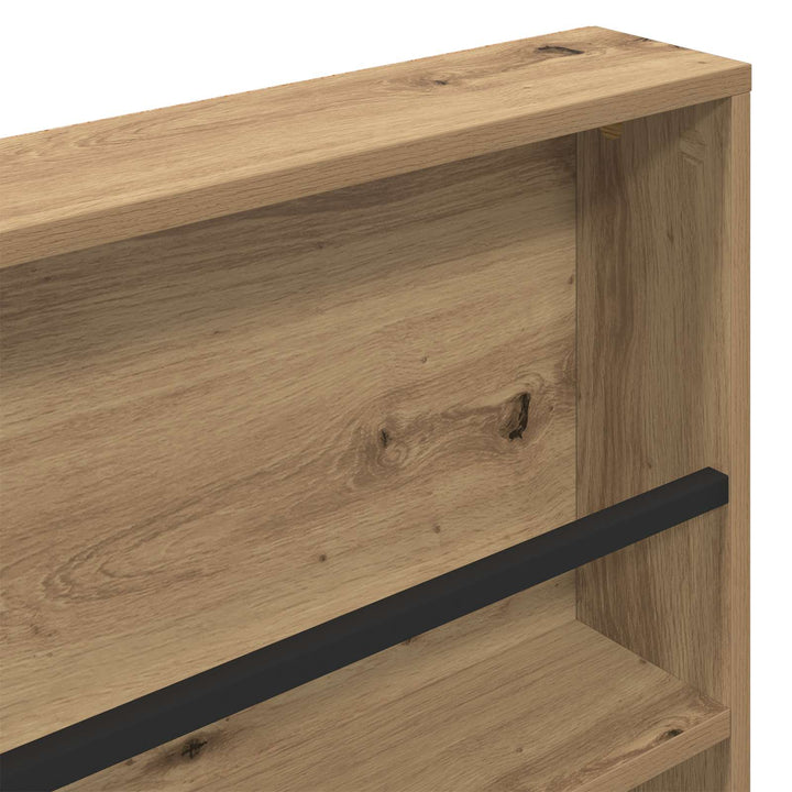 Magasin Rack med hylde 2 stk. Artisan Egetræ 80 x 12 x 70 cm
