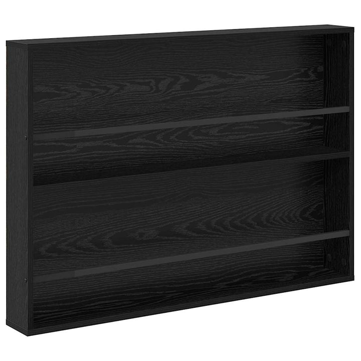 Magasin Rack 2 stk. Sort eg 100 x 12 x 70 cm Konstrueret træ