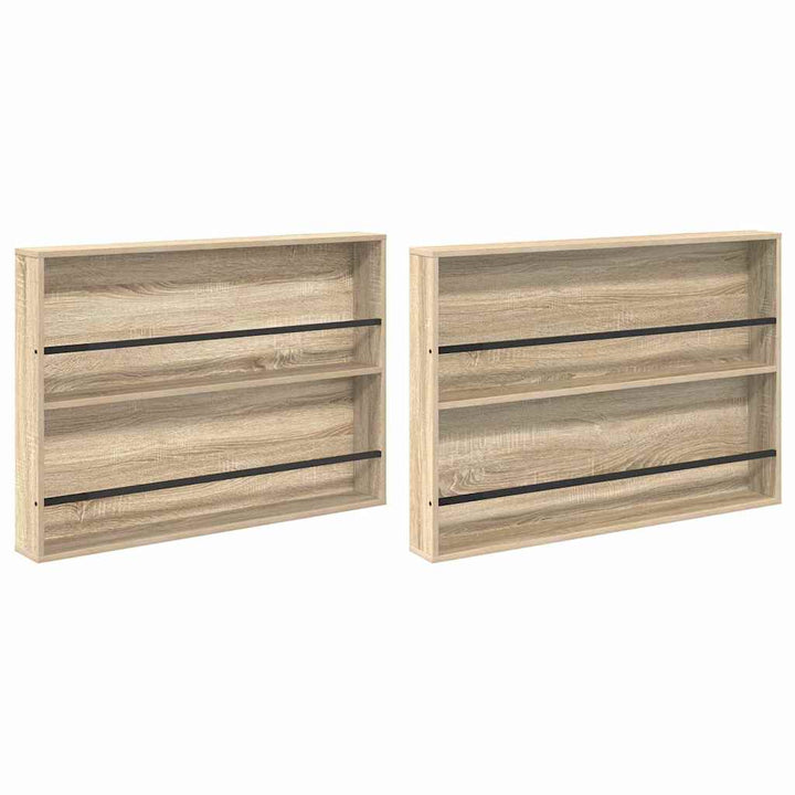 Magasin Rack 2 stk. Sonoma eg 100 x 12 x 70 cm Konstrueret træ