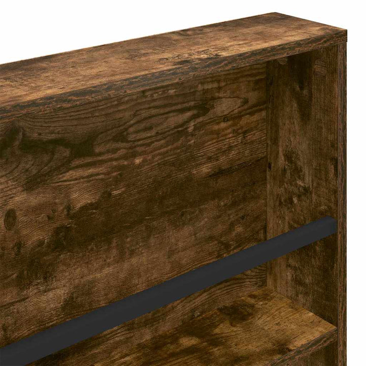Magasin Rack 2 stk. Røget eg 100 x 12 x 70 cm Konstrueret træ