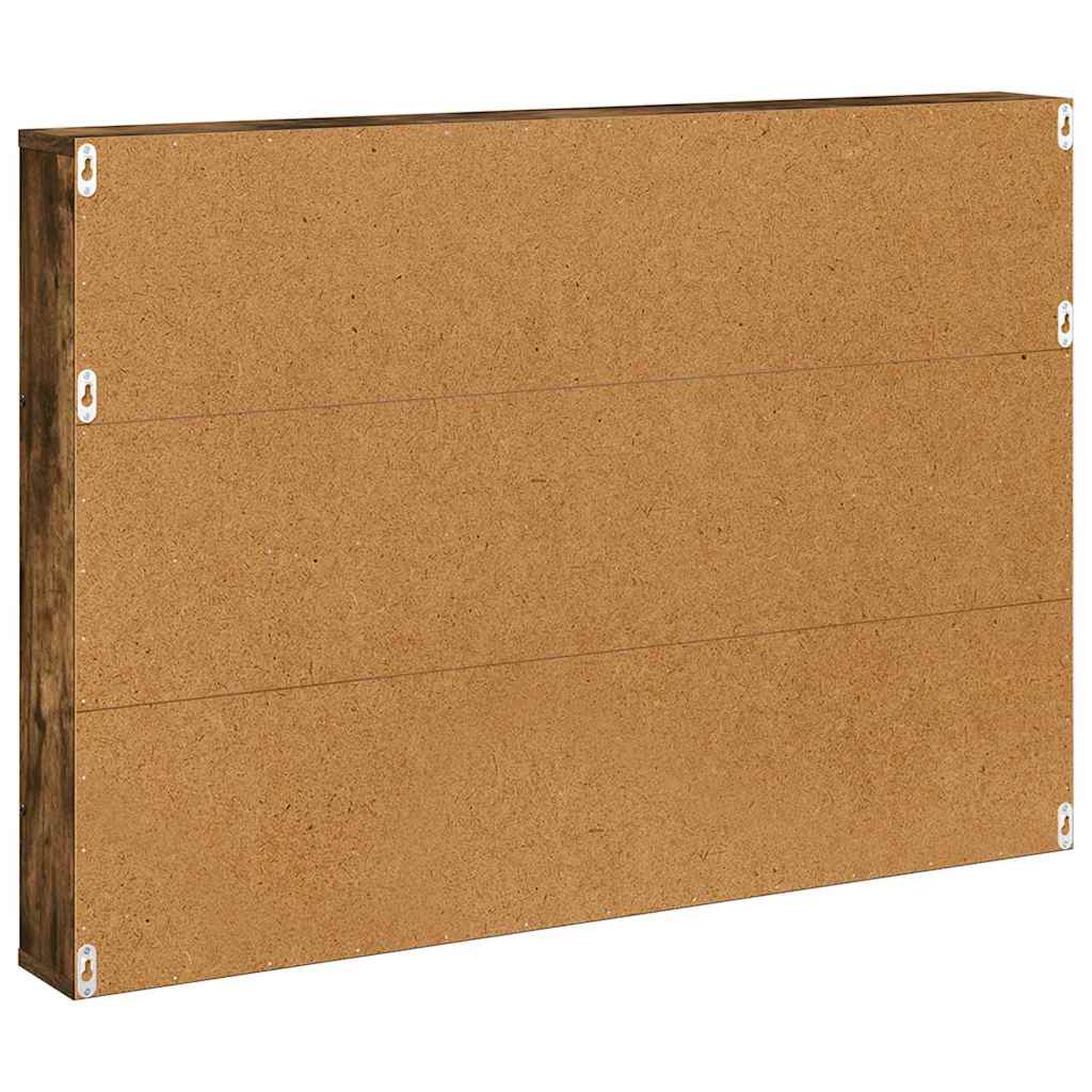 Magasin Rack 2 stk. Røget eg 100 x 12 x 70 cm Konstrueret træ