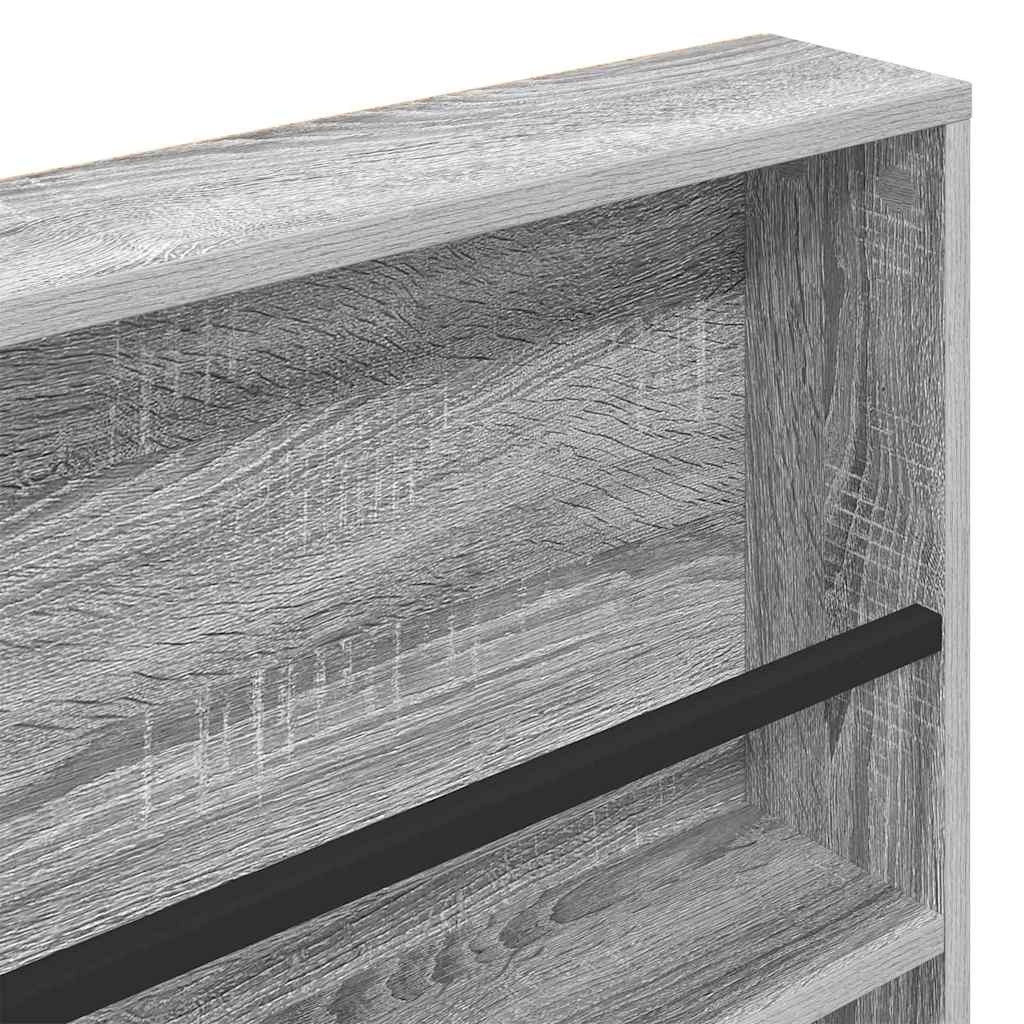Magasin Rack 2 stk. Grå Sonoma 100 x 12 x 70 cm Konstrueret træ