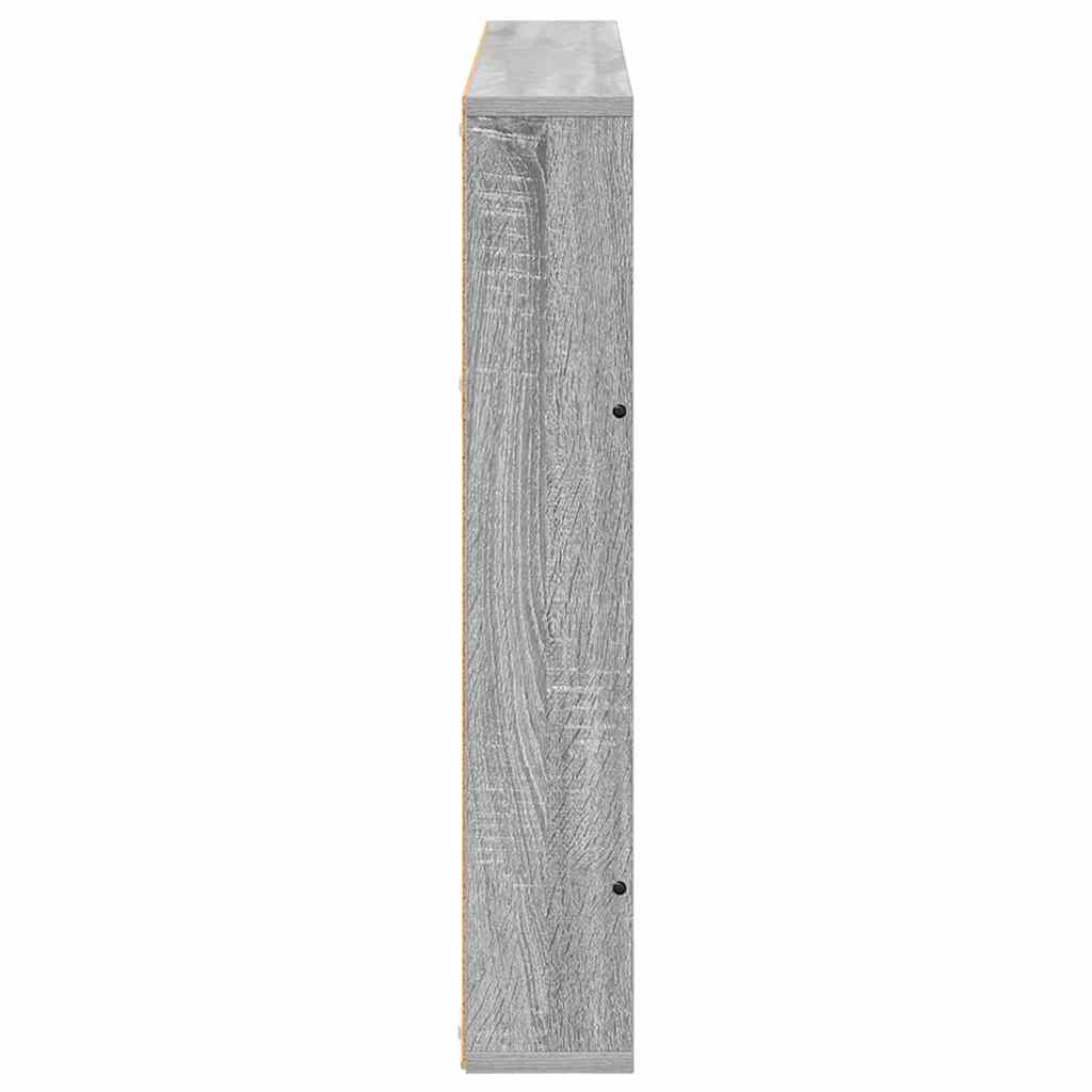 Magasin Rack 2 stk. Grå Sonoma 100 x 12 x 70 cm Konstrueret træ