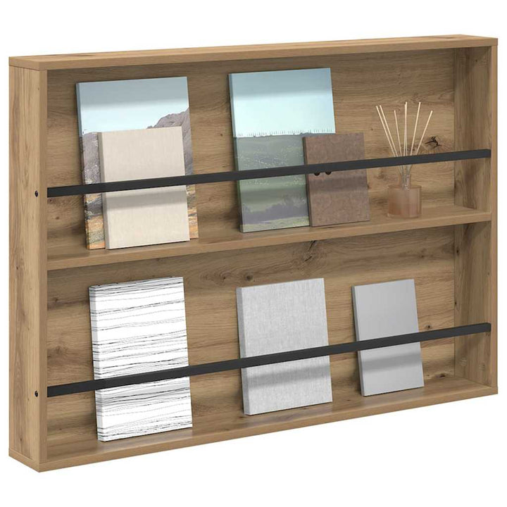 Magasin Rack Artisan Egetræ 100 x 12 x 70 cm Konstrueret træ