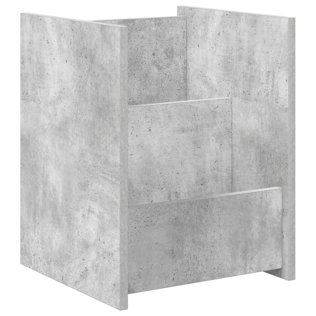 Magasin Rack Beton Grå 35 x 35 x 45 cm Konstrueret træ