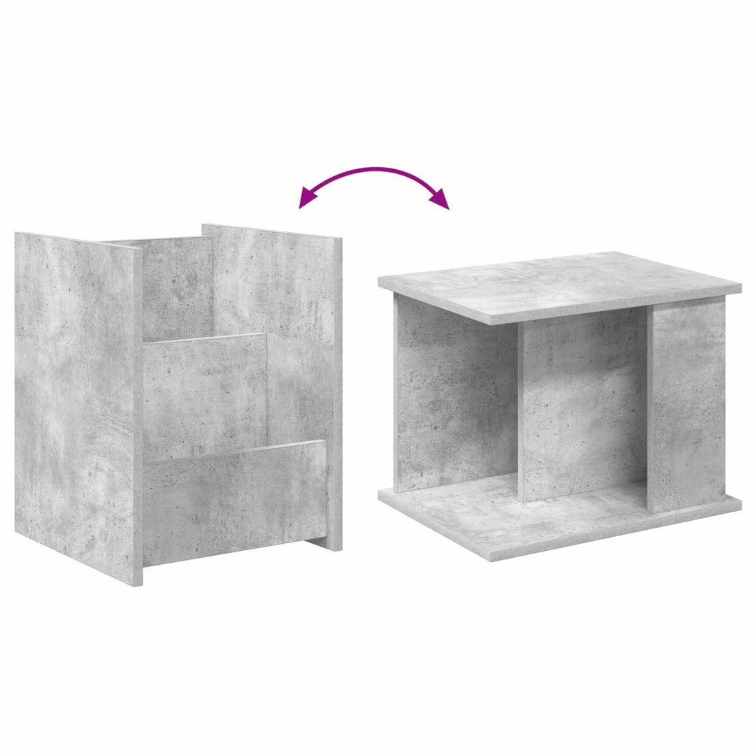 Magasin Rack Beton Grå 35 x 35 x 45 cm Konstrueret træ