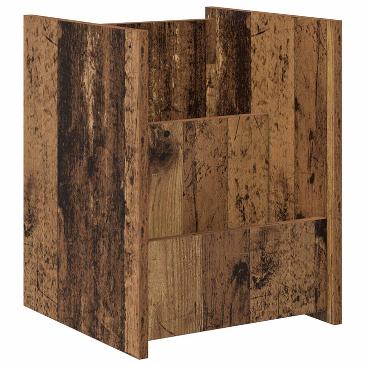 Magasin Rack Gammelt træ 35 x 35 x 45 cm Konstrueret træ