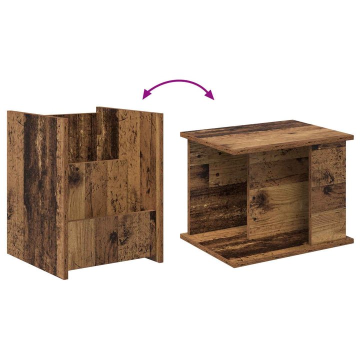 Magasin Rack Gammelt træ 35 x 35 x 45 cm Konstrueret træ