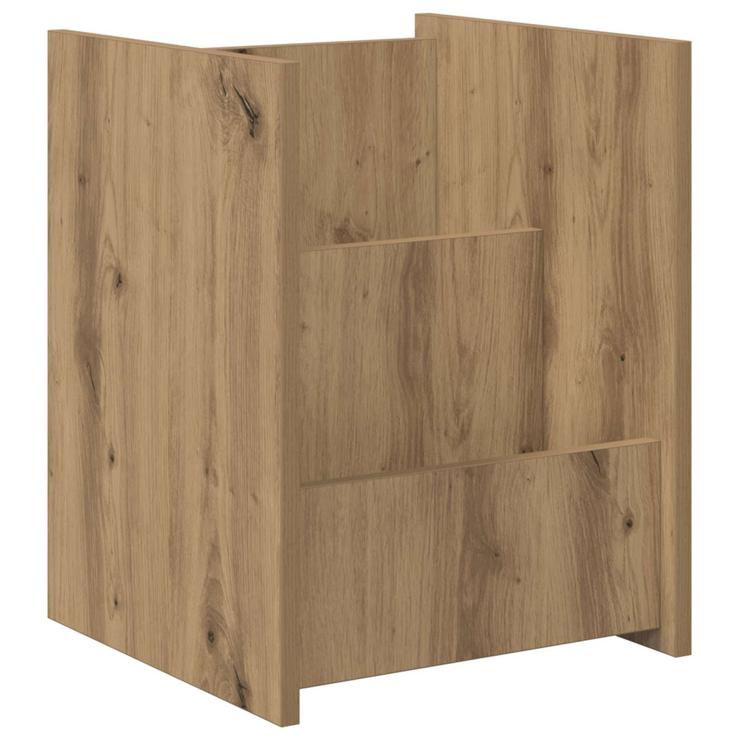 Magasin Rack Artisan Egetræ 35 x 35 x 45 cm Konstrueret træ