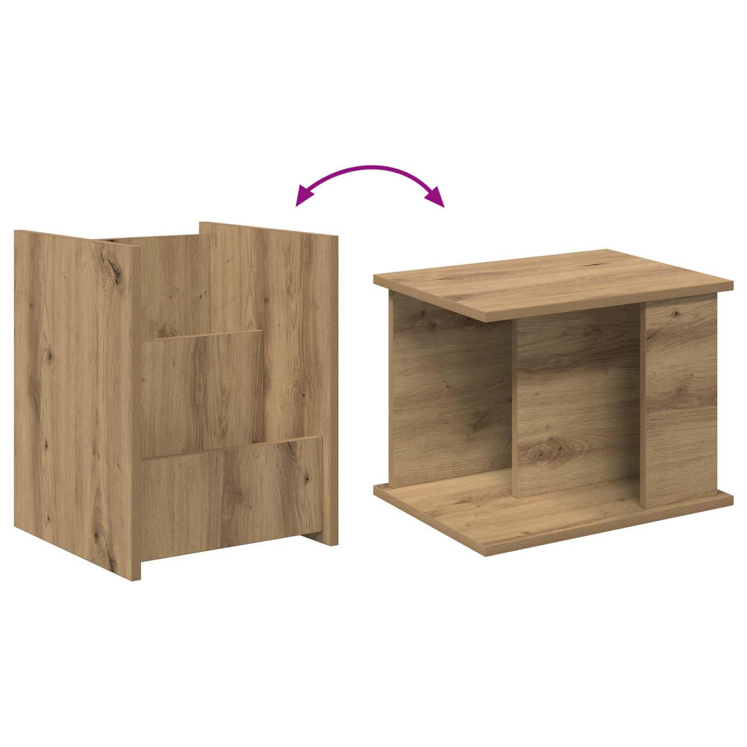 Magasin Rack Artisan Egetræ 35 x 35 x 45 cm Konstrueret træ