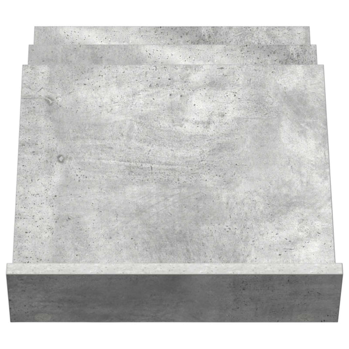 Magasin Rack Beton Grå 53 x 40 x 28,5 cm Konstrueret træ