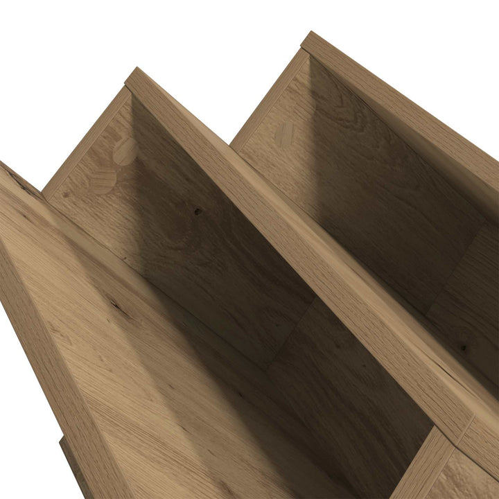 Magasin Rack Artisan Egetræ 53 x 40 x 28,5 cm Konstrueret træ