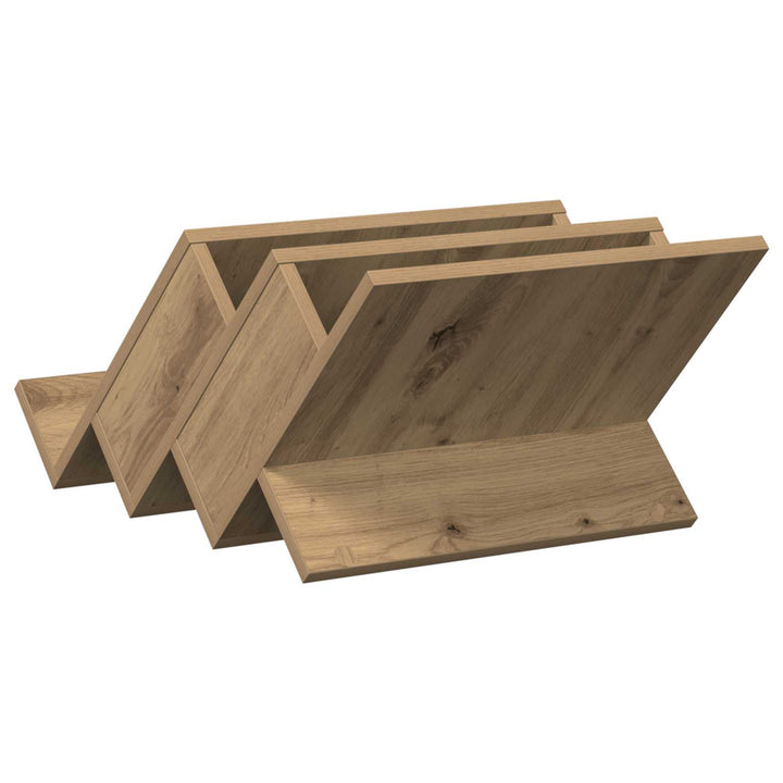 Magasin Rack Artisan Egetræ 53 x 40 x 28,5 cm Konstrueret træ