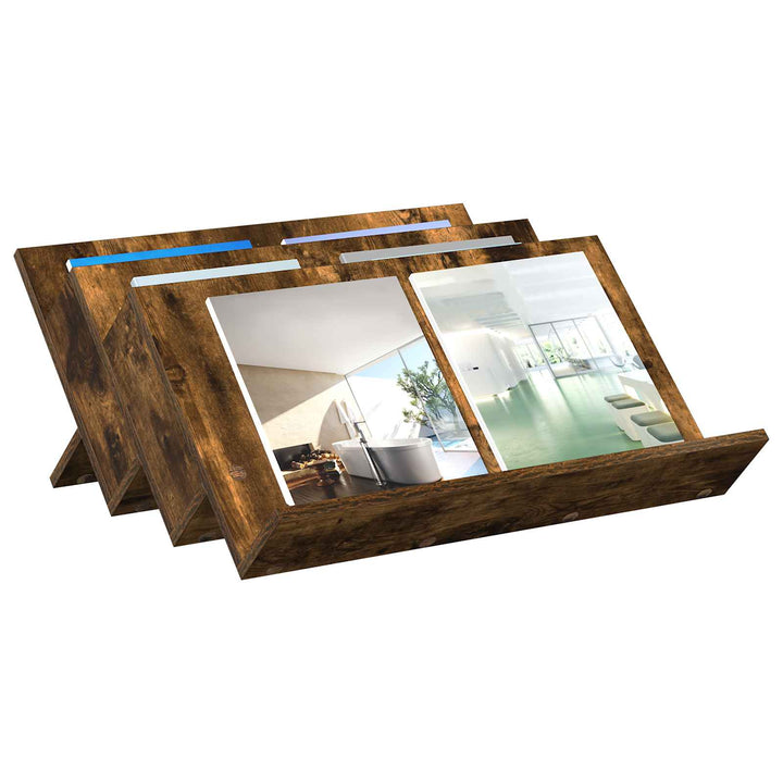 Magasin Rack Røget eg 65 x 53 x 28,5 cm Konstrueret træ