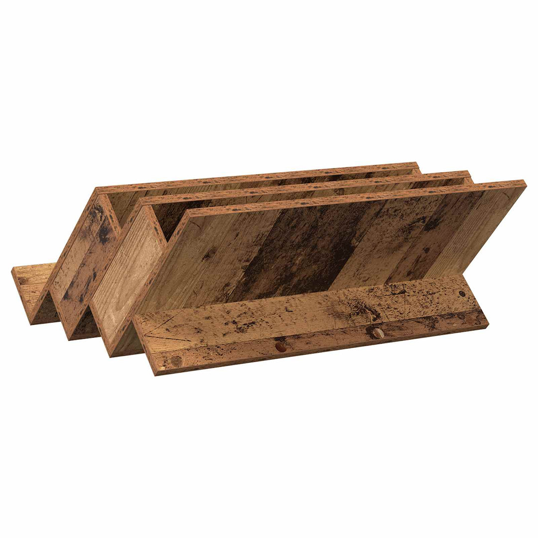 Magasin Rack Gammelt træ 65 x 53 x 28,5 cm Konstrueret træ