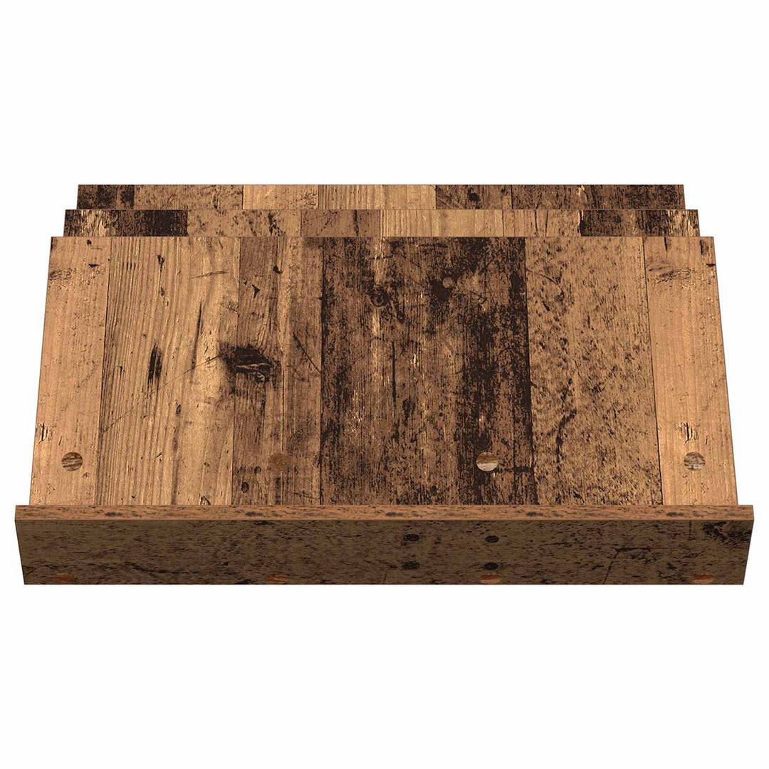 Magasin Rack Gammelt træ 65 x 53 x 28,5 cm Konstrueret træ