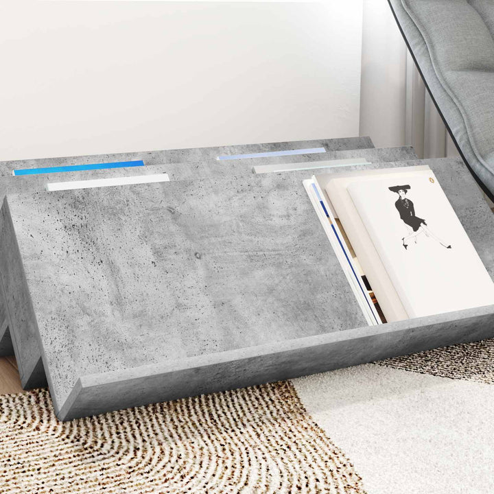 Magasin Rack Beton Grå 90 x 53 x 28,5 cm Konstrueret træ
