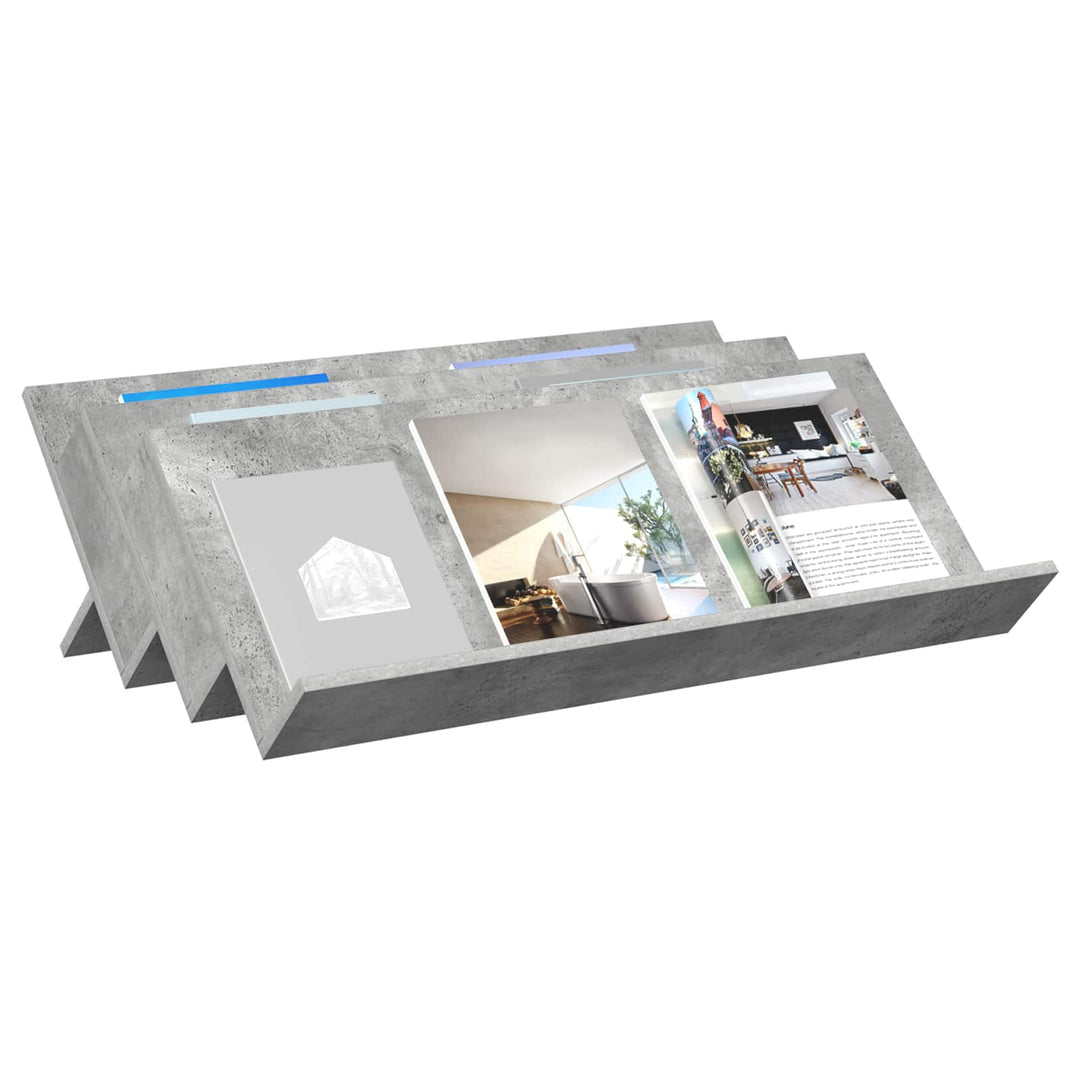 Magasin Rack Beton Grå 90 x 53 x 28,5 cm Konstrueret træ