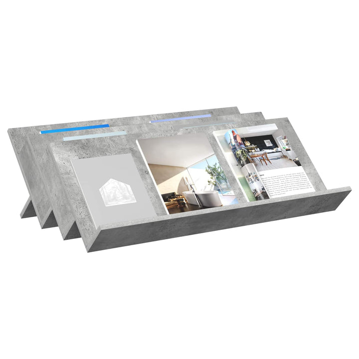 Magasin Rack Beton Grå 90 x 53 x 28,5 cm Konstrueret træ