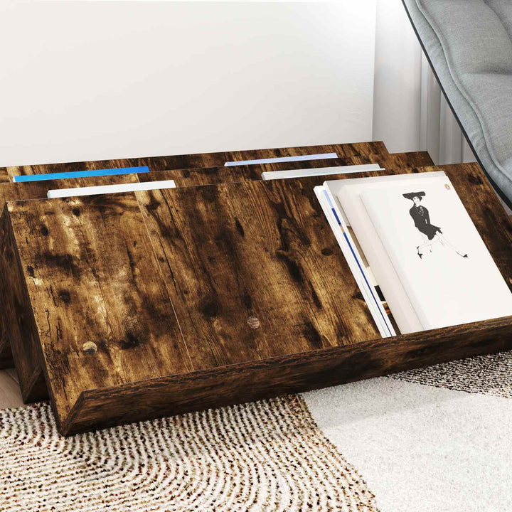 Magasin Rack Røget eg 90 x 53 x 28,5 cm Konstrueret træ
