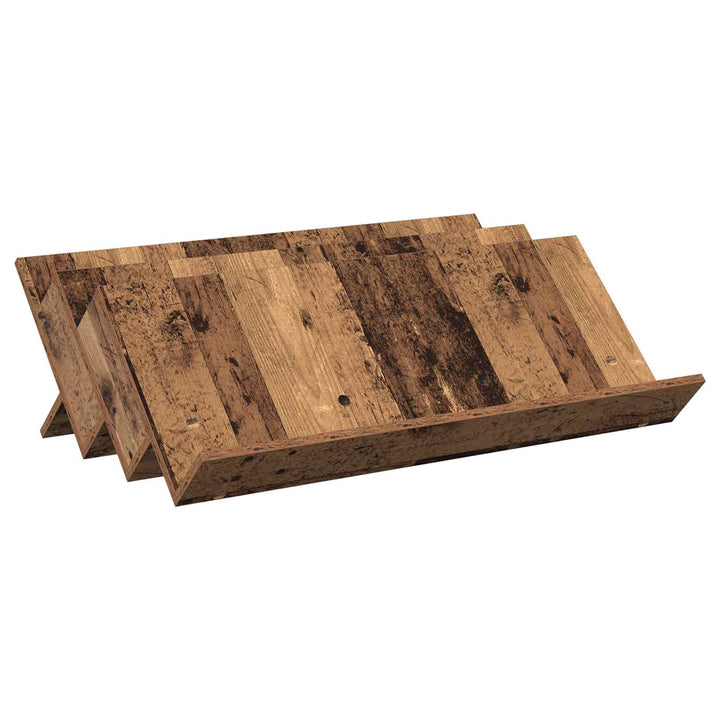 Magasin Rack Gammelt træ 90 x 53 x 28,5 cm Konstrueret træ