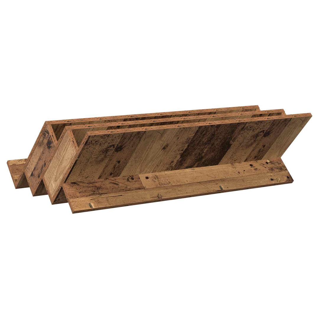 Magasin Rack Gammelt træ 90 x 53 x 28,5 cm Konstrueret træ