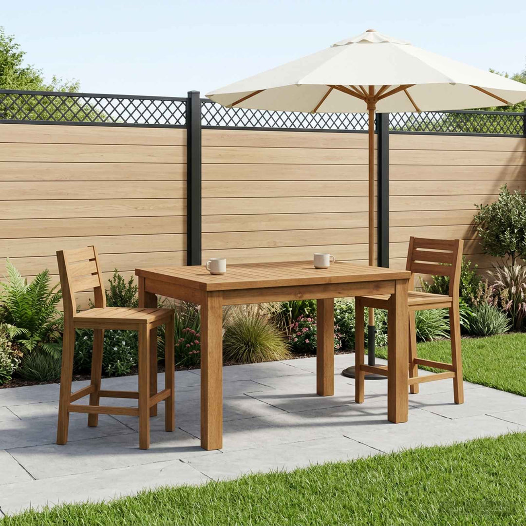 Sofabord Naturfarvet 50 x 68,5 x 36 cm Massivt Akacietræ