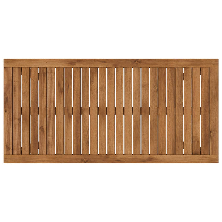Sofabord Naturfarvet 50 x 100,5 x 45 cm Massivt Akacietræ