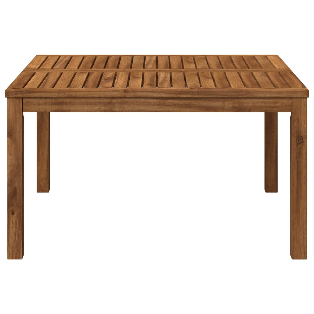 Sofabord Naturfarvet 80 x 80,5 x 45 cm Massivt Akacietræ