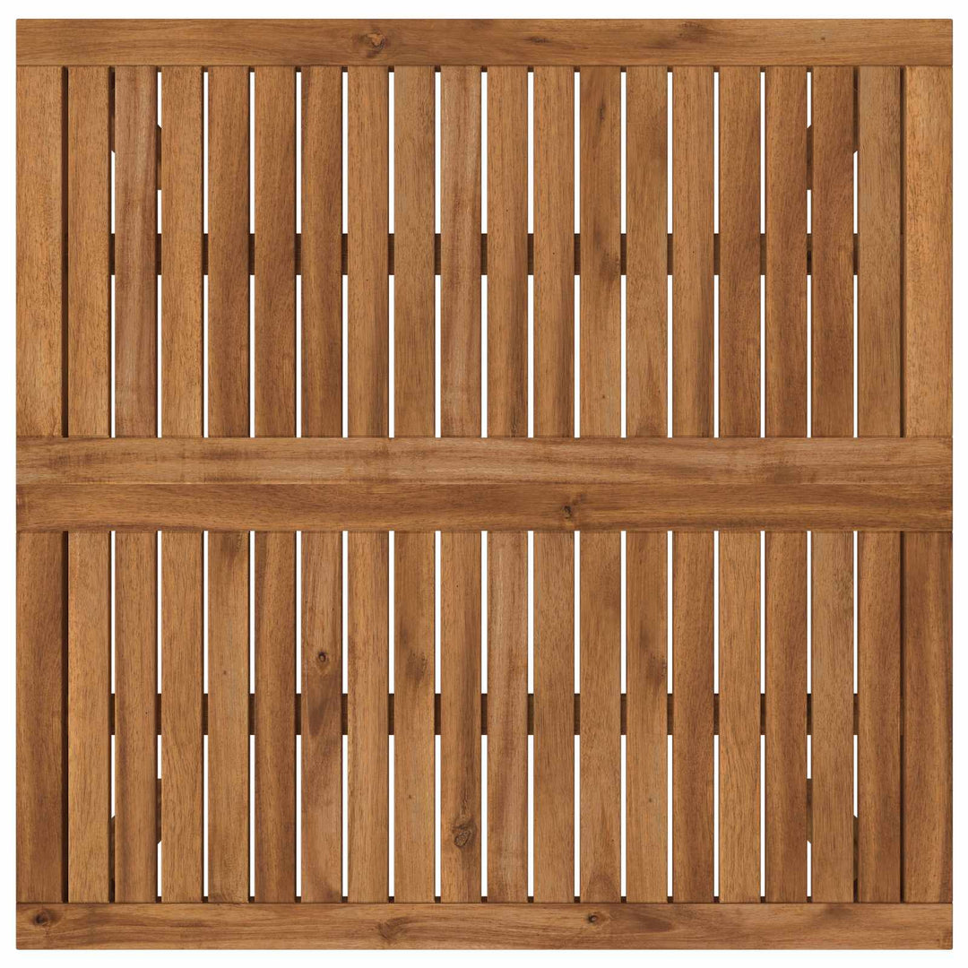 Sofabord Naturfarvet 80 x 80,5 x 45 cm Massivt Akacietræ