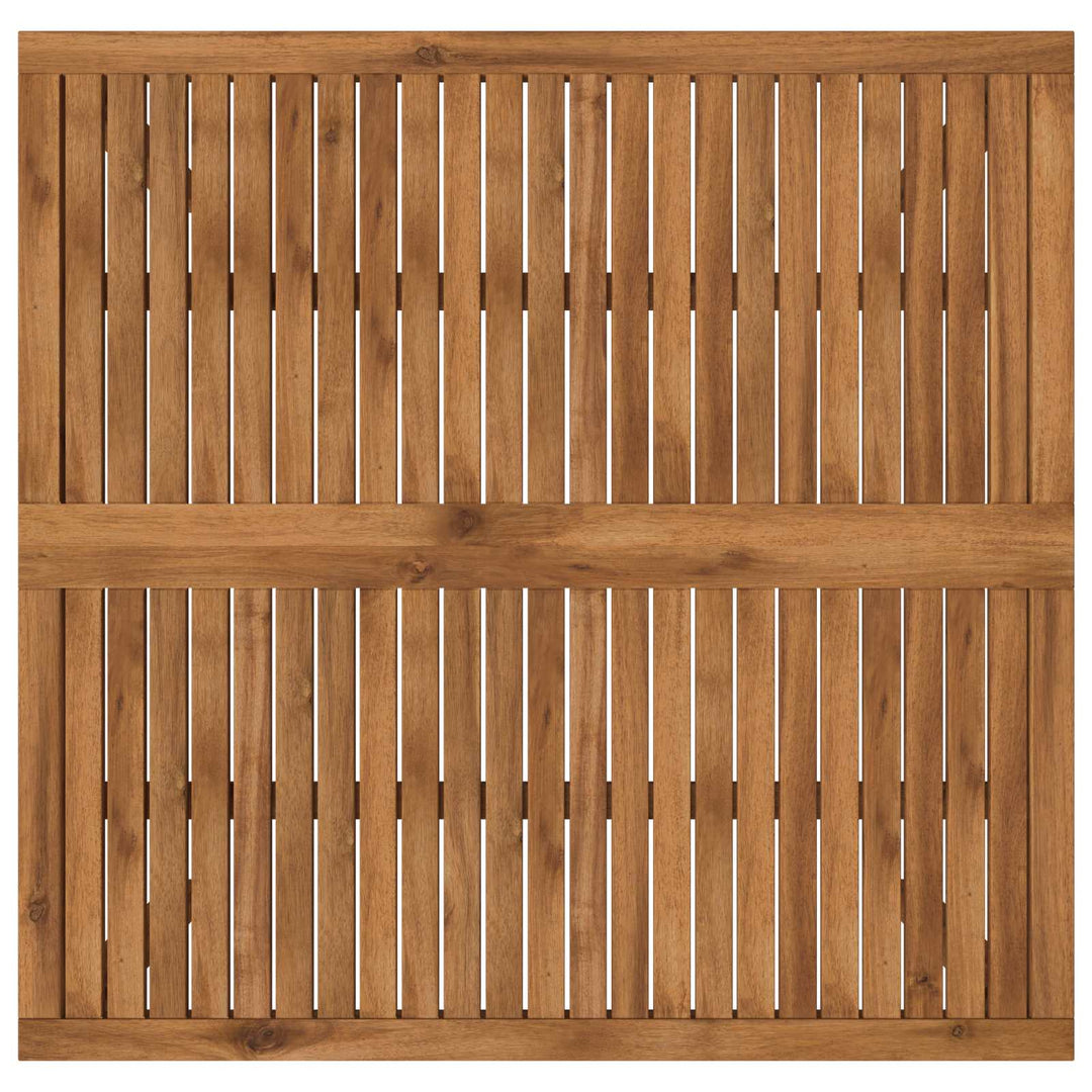Sofabord Naturfarvet 100 x 100,5 x 45 cm Massivt Akacietræ