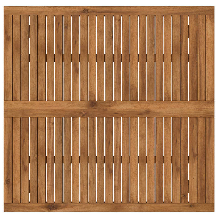 Sofabord Naturfarvet 100 x 100,5 x 45 cm Massivt Akacietræ