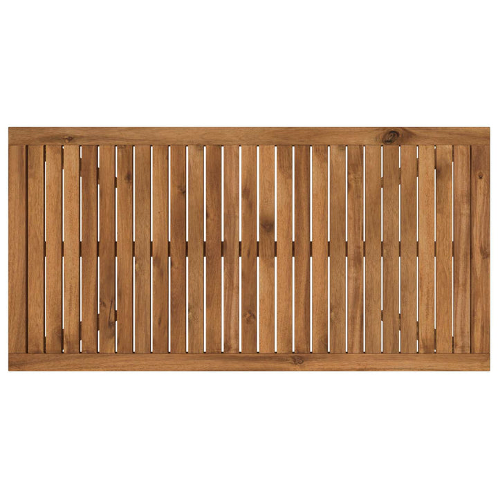 Havemiddagstabel Naturfarvet 108,5 x 55 x 75 cm