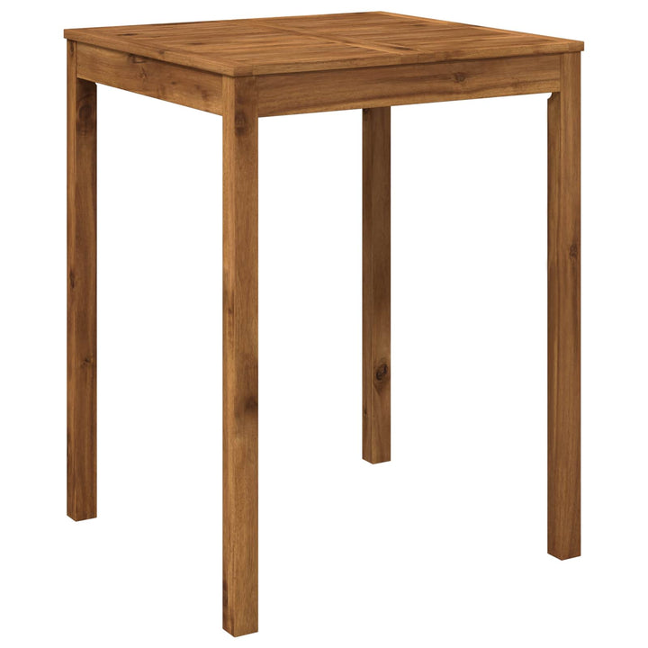 Have Bar Bord Naturfarvet 80 x 80,5 x 105 cm Massivt Akacietræ