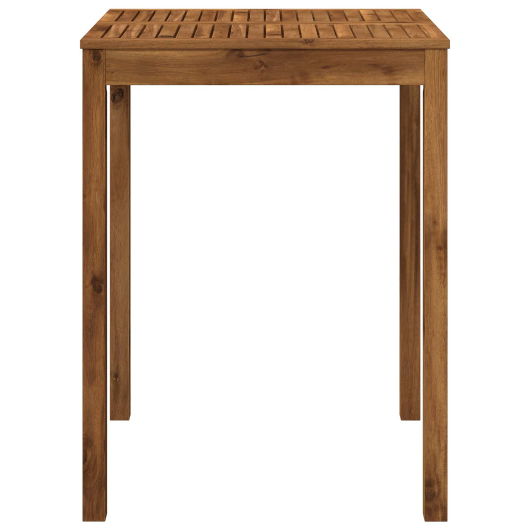 Have Bar Bord Naturfarvet 80 x 80,5 x 105 cm Massivt Akacietræ
