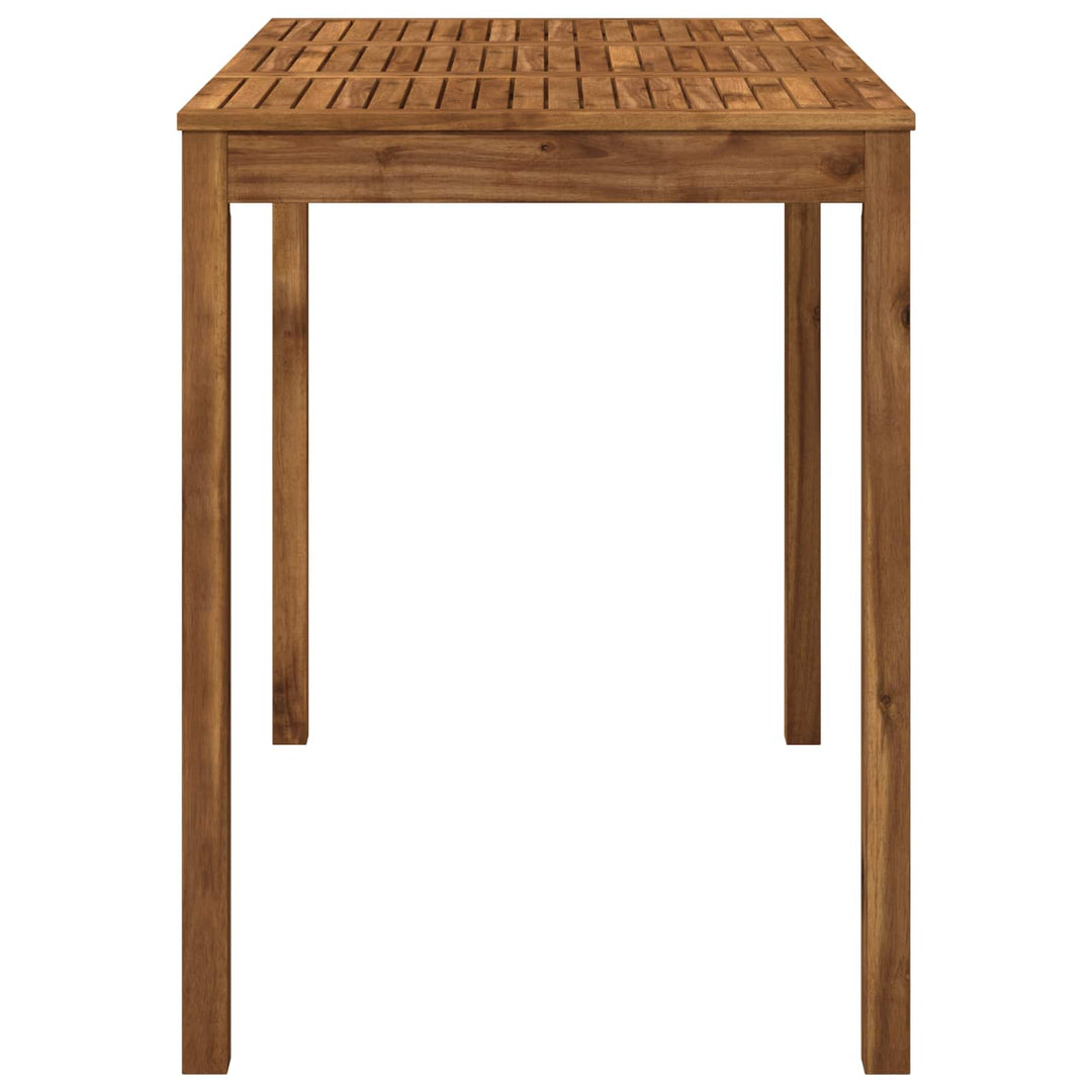 Have Bar Bord Naturfarvet 141 x 80,5 x 105 cm Massivt Akacietræ