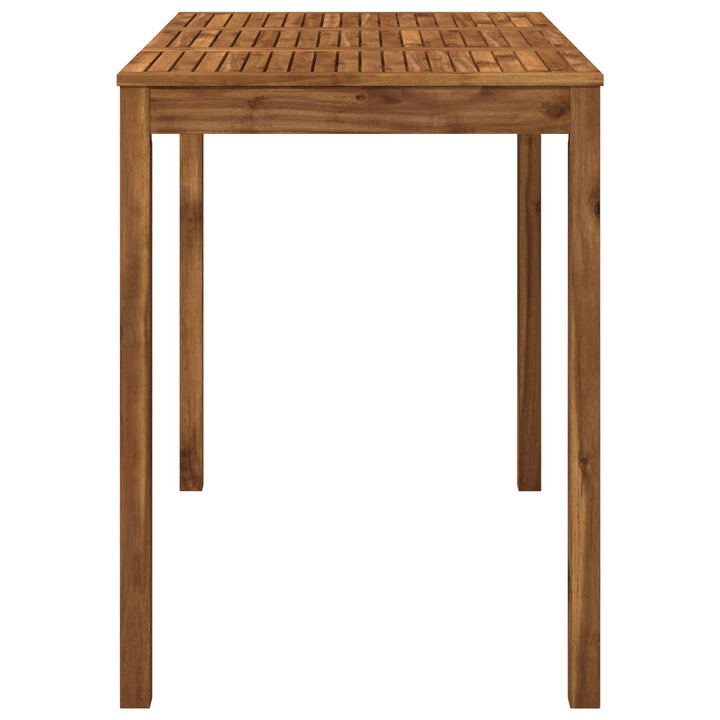 Have Bar Bord Naturfarvet 141 x 80,5 x 105 cm Massivt Akacietræ