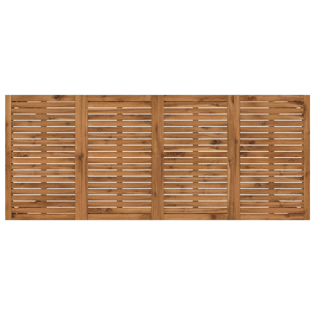 Have Bar Bord Naturfarvet 196 x 80,5 x 105 cm Massivt Akacietræ