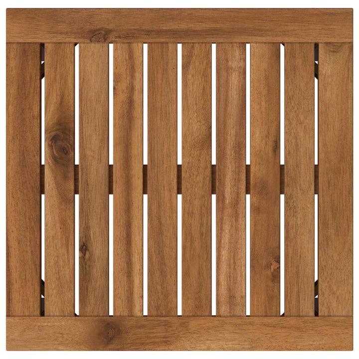 Sofabord Naturfarvet og sort 40 x 40,5 x 36 cm