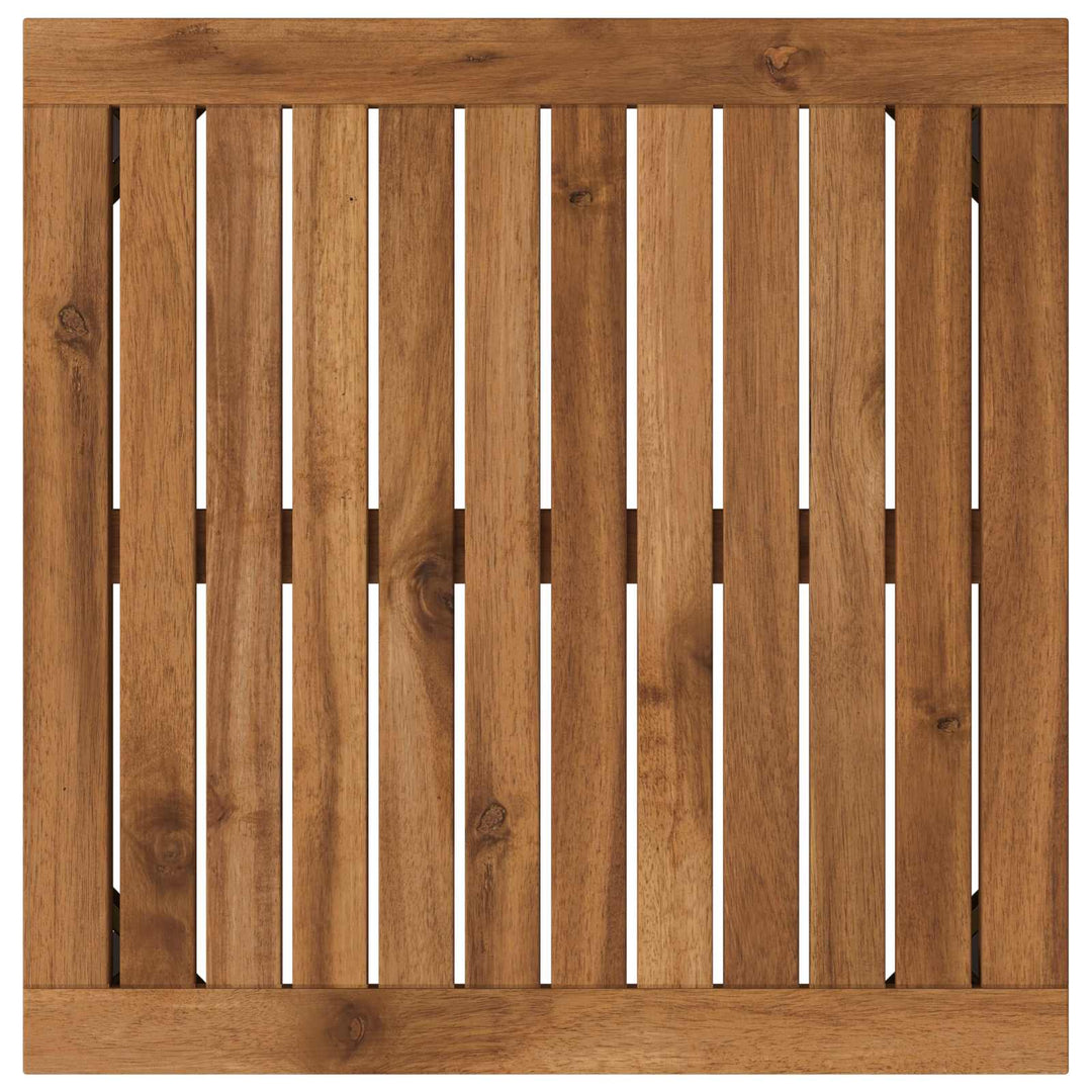 Sofabord Naturfarvet og sort 50 x 48,5 x 36 cm