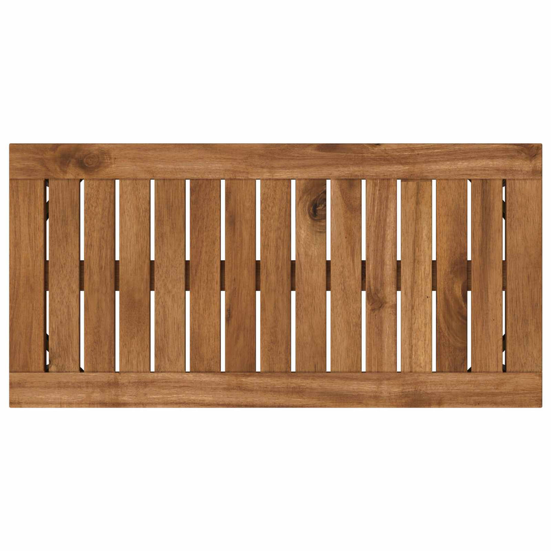 Sofabord Naturfarvet og sort 60,5 x 30 x 36 cm