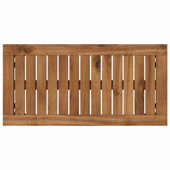 Sofabord Naturfarvet og sort 60,5 x 30 x 36 cm