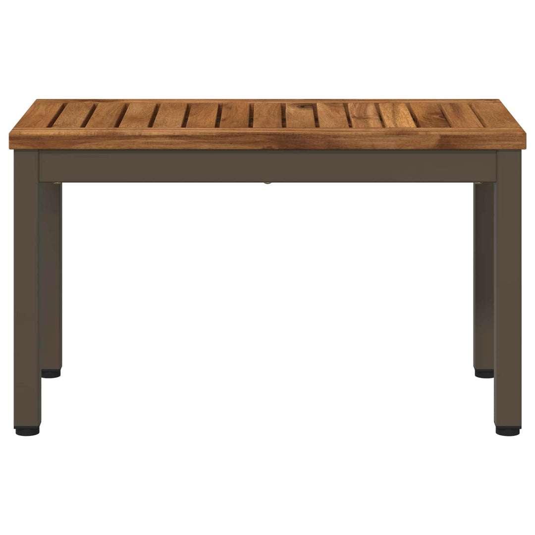 Sofabord Naturlig og Kaffe 60,5 x 30 x 36 cm Massivt Akacietræ