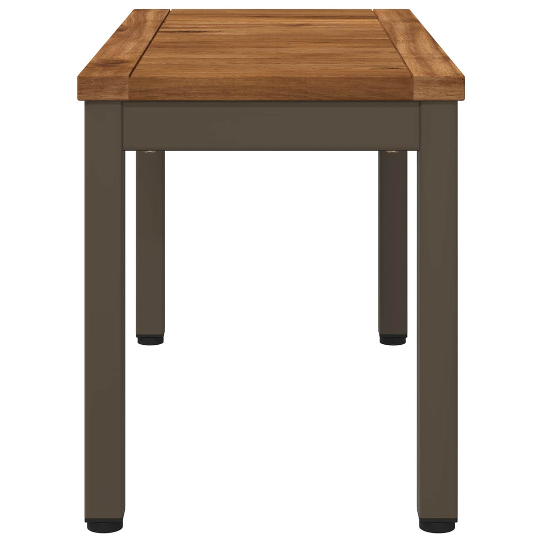 Sofabord Naturlig og Kaffe 60,5 x 30 x 36 cm Massivt Akacietræ
