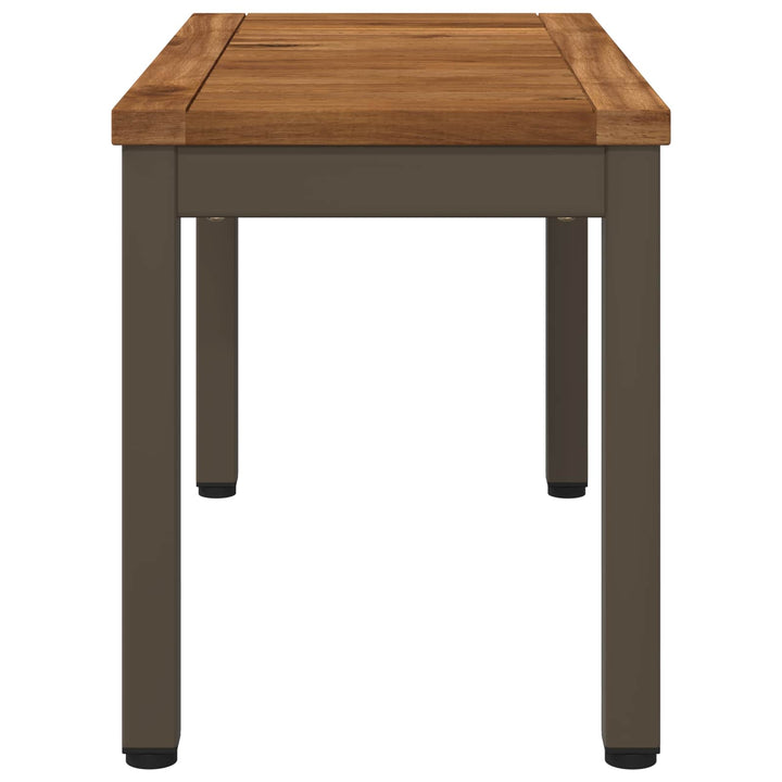 Sofabord Naturlig og Kaffe 60,5 x 30 x 36 cm Massivt Akacietræ