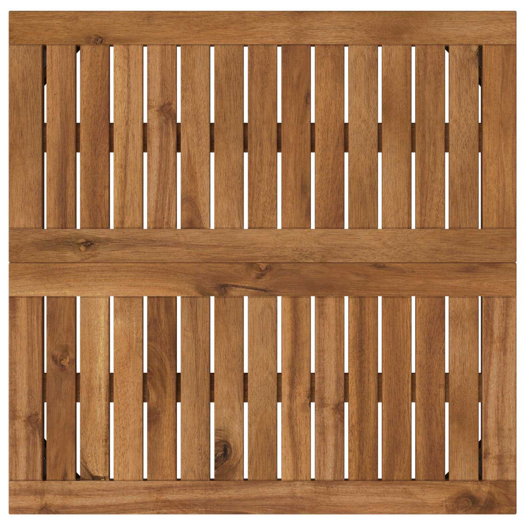 Sofabord Naturfarvet og sort 60 x 60,5 x 36 cm